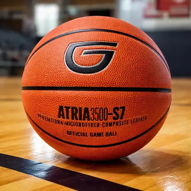 Pelota De Basquet Ch1 Sports Atria 3500 Fiba Oficial N7 Prof Naranja