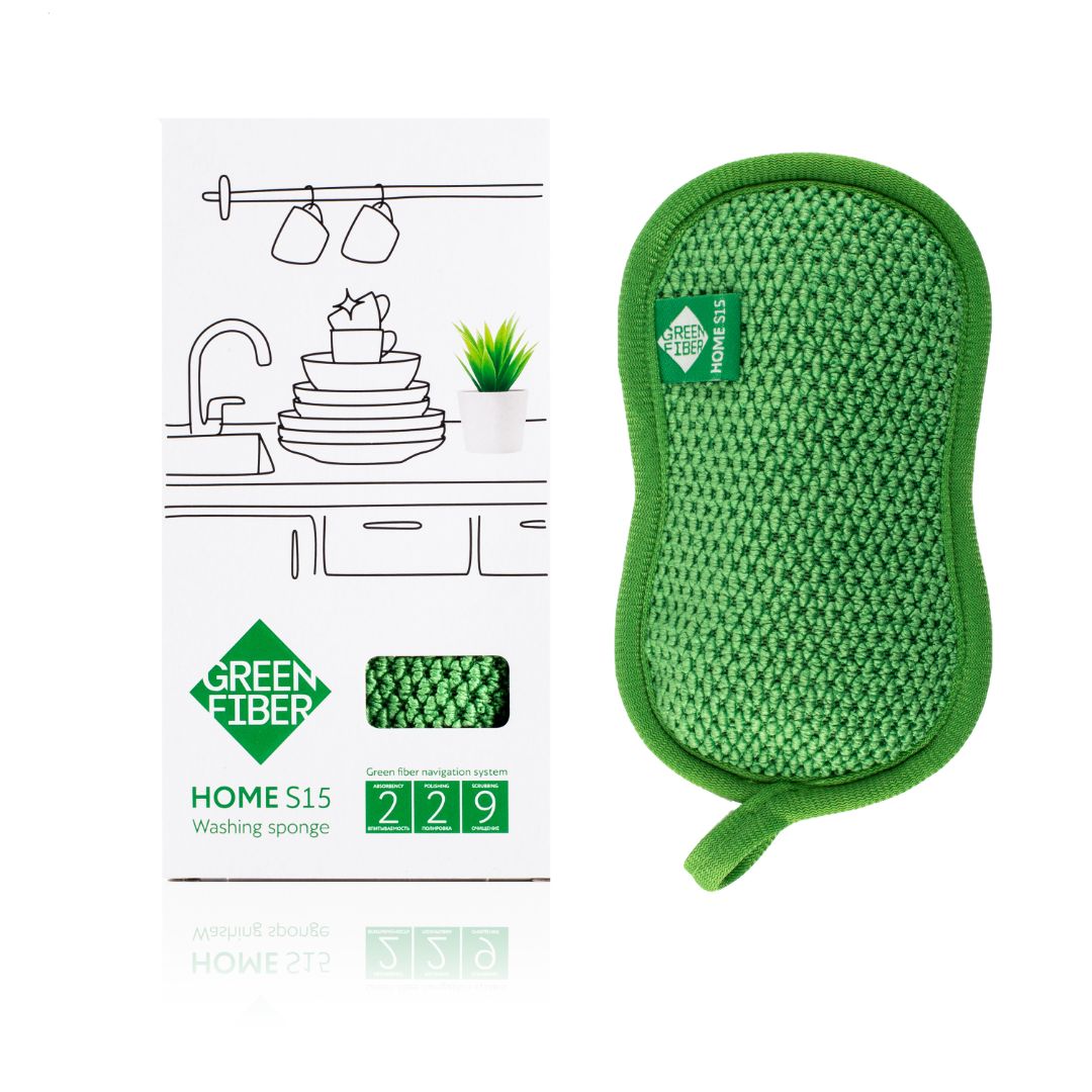 Esponja de Lavado Green Fiber - HOME S15