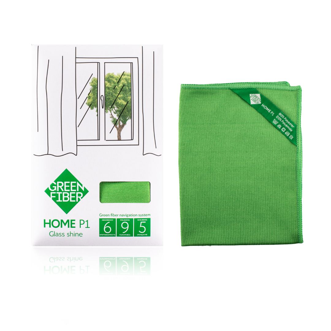 HOME P1 FIBER PARA CRISTAL GREEN FIBER, 40 × 30 см