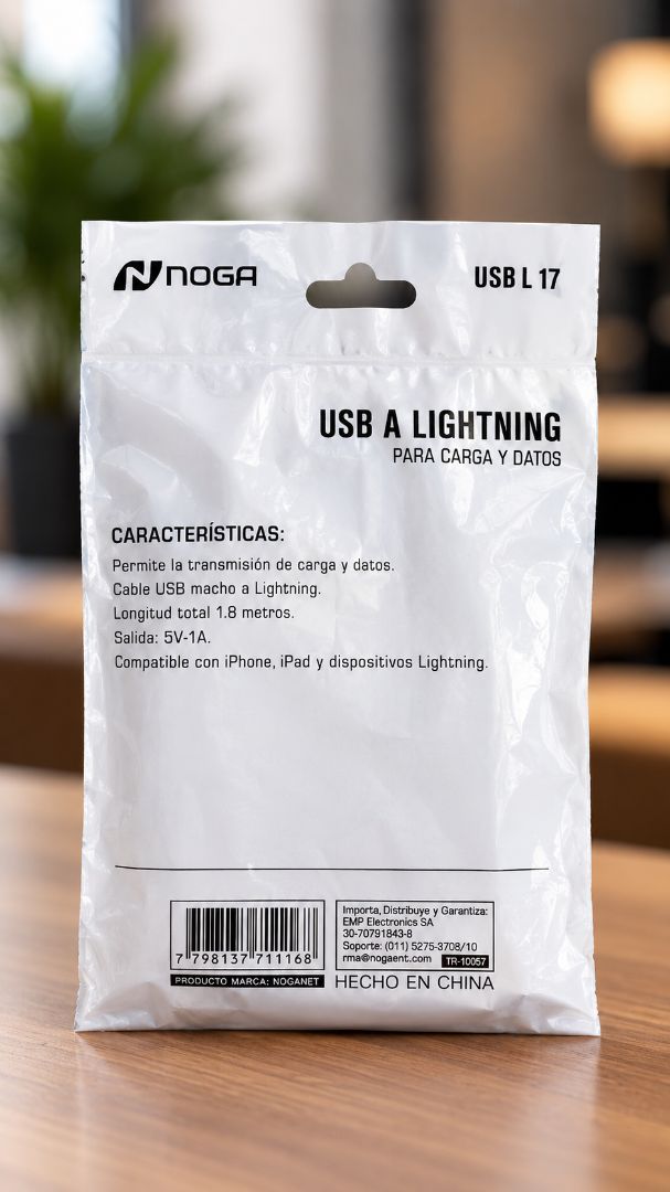 Cable Lightning Noga 1,8 Metros