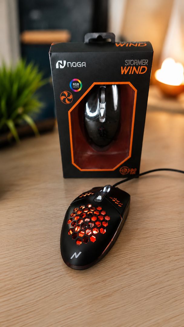 Mouse Gamer RGB + Vent + 3500 Dpi // Wind