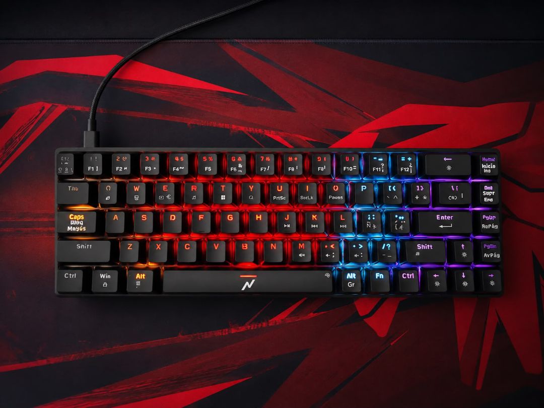 Teclado Mecánico 65% Retroiluminado