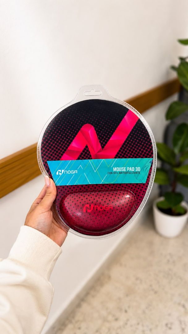 MOUSE PAD 3D CON GEL ANTIDESLIZANTE